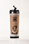 360 ml Steel Thermos Mug – Designed by Coffee Lady, Steel Inner Chamber, Hot and Cold Beverage Cup