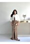 Ecru Single Button Lined Thai Feather Jacket Bolero - 3