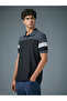Men Slim Fit Color Block Pique Polo