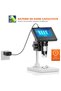 Digital Microscope LCD Screen, 8 Adjustable LEDs, Windows Mac Compatible, STEM Education - 7