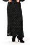 Elastic Waist Elvan Autumn and Winter Long Knitted Sweater Skirt Smoked Fm