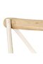 Cross Chairs 2 pcs White Solid Mango Wood - 7