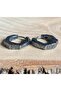 Vintage Style Interlocking 316L Stainless Steel Tarnish-Free Earrings Pair - 2