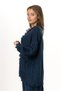 Long Sleeve Aylin Knit Detailed Crew Neck Autumn and Winter Knitwear Blouse Navy Blue Lcvt - 5