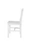 Dining Chairs 4 pcs White Pinewood - 4