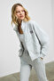 Torina Women's Embroidery Detailed Zippered Double Pocket Relax Grimelange Jacket - 2