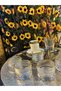 Gold Gilded Turkish Delight Bowl, Coffee Side Sugar Bowl, Mini Striped Bowl, Sauce Bowl, Luxury 6-Piece Glass Mini Snack Bowl Set