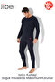 Premium Men's Moisture-Proof and Odor-Resistant Thermal Fabric Long Sleeve Top and Bottom Set Underwear Set Gift - 5