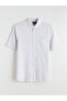 Ozmarka New Season Regular Fit Short Sleeve Striped Men's Shirt - 5