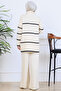 Ribbed Striped Knitwear Set H25301 Stone Color - 4