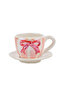 Lcw Home Mixed Bow Printed Ceramic Coffee Cup 200 ml - 5
