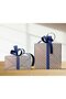 Kraft Gift Wrapping Paper, Navy Blue Stripe-40Gr, Wrapping Paper 70X100 cm - Pack of 10 - 6