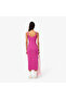 Women's Sleeveless V-Neck Pink Dress - 3