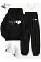 Unisex Printed Oversize Sports Special Design Tracksuit Set