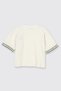 Girl's Short Sleeve Ecru T-Shirt - 4