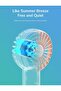 Mini Portable Handheld Fan - 2000mAh, USB-C, 3 Speeds (Pink) - 6
