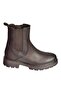 V674420509 Brown Thick Soled Women's Boots with Rubber Detail - 6
