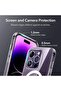 حافظة ZTECH لهاتف iPhone 14 Pro، متوافقة مع MagSafe، حماية ضد الصدمات، مقاومة للاصفرار - 6