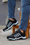 Zeus Comfortable Warm Lining Water Resistant Winter Men's Outdoor Shoes Boots Black-White - 3