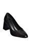 V676680060 Black Rustic Thick Heeled Women's Shoes - 6