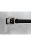 Silver Buckle Classic Women's Belt Thin Trouser Belt Dress Belt Shirt Belt - 2