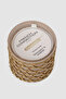 Woven Detail Stone Bergamot & Jasmine Candle 425G - 3