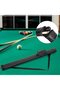 Billiard Pool Leather Cue Case, Billiard Cues Carrying Case, Holds 1 Cue Stick - 4