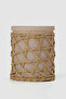 Woven Detail Stone Bergamot & Jasmine Candle 200G - 2