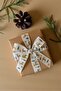 New Year Grosgrain White Ribbon – Gift Wrapping with Deer Pattern, Hobby Decoration Ribbon, 2.5 cm - 18 m - 7