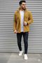 Men's Pocket Detailed Plush Shirt and Tracksuit Combination - 3