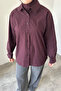 Women's 100% Cotton Oversize Poplin Shirt - 4