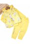 Baby Girl Transitional Inflatable Vest Set , 3 Piece Set Top and Bottom , 6-9-12-18 Months Vest Set Sets - 2
