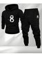 Simple Stylish Printed Sports Men's Sweat Suit