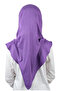 Practical Ready-To-Wear Children's Shawl Purple - 7