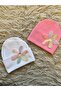 2-Pack Flexible Camisole Tulle Beret Set with Floral Details