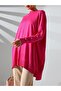 Button Detailed Half-High Neck Knit Tunic - 4