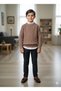 Thessaloniki Knitted Crew Neck Unisex Sweater Raglan Sleeve Stitch-Free Domestic Production School-Nursery-Daily - 6