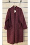 Long Felt Coat Plain Pattern