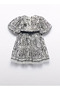 Abel Lula Girl's Tulle Dress Embroidered - White - 3