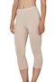 Özkan 27778 Women's Premium Fabric Modal Cotton Below-Knee Straight Capri Leggings Flexible Comfortable Soft - 4
