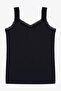 Women's Cotton 2-Piece Sleeveless Lace Wide Strap Tank Top - 2
