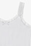Women's Cotton 2-Piece Sleeveless Lace Wide Strap Tank Top - 7