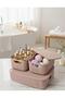 Linea Smart Box Pink Set of 3, 1 Piece of 4.5 Lt, 2 Pieces of 2.4 Lt with Lids, Multi-Purpose Storage Box - 7