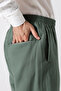 Men's Elastic Waist Pocket Hajj Umrah Muslin Pants - Green (Ans) - 6