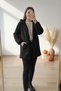 Hooded Zippered Basic Plush