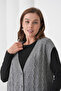 Mother Women's Knitwear Plus Size Wool Vest - 3