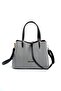 Black and White - Black Straw Women's Handbag Sp1205 - 5