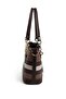 Dark Brown - Brown Plaid Women's Handbag Sp1155 - 4