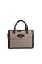 Coffee Yellow - Brown Plaid Line Square Women's Handbag Sp1091 - 2