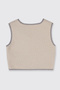 Girl's Double-Sided Ecru Vest - 7